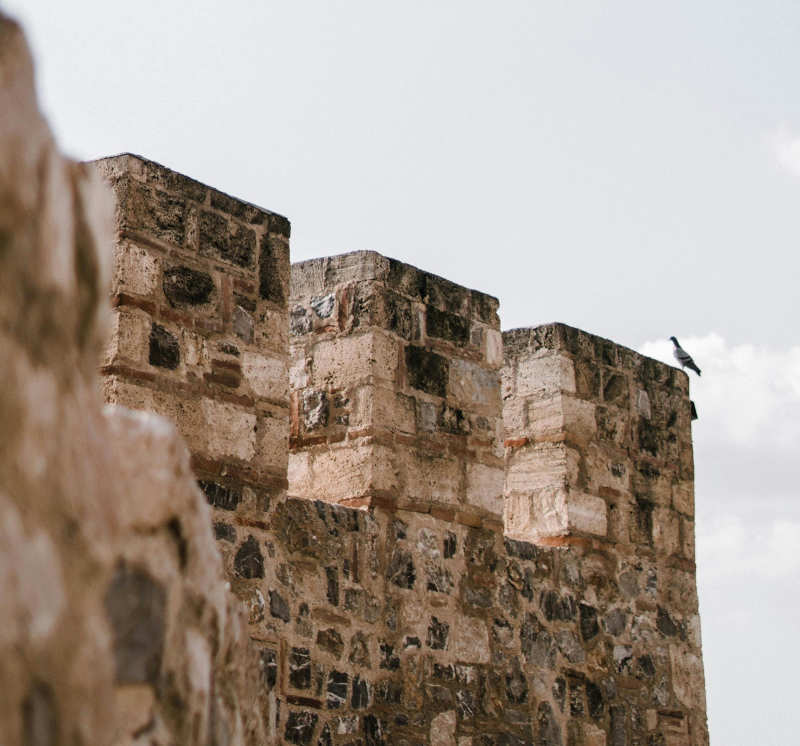 Muralla de un castillo