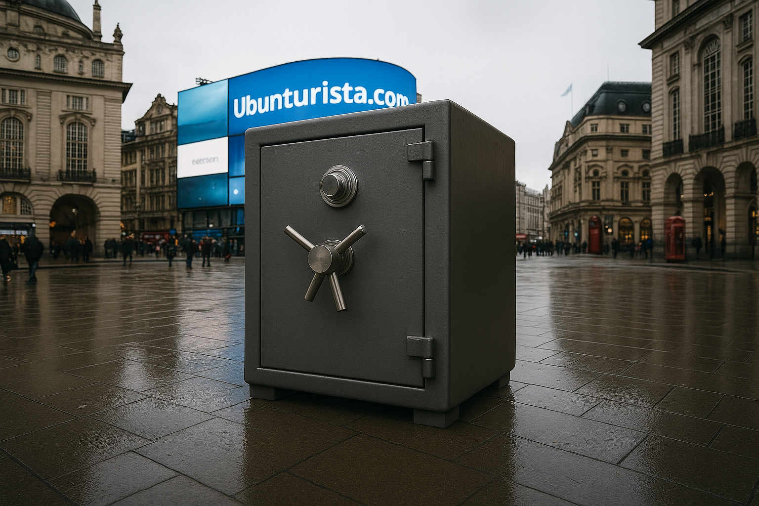 Caja fuerte en Picadilly Circus